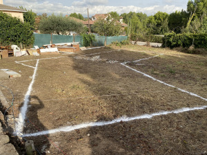 Inicio de obra y replanteo